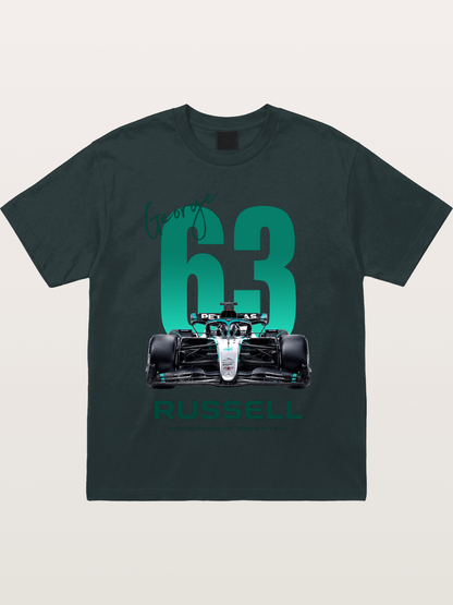 George Russell Mercedes F1 63 Gildan T-shirt