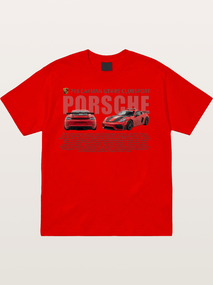 Porsche 718 Cayman GT4 RS Cotton T-shirt