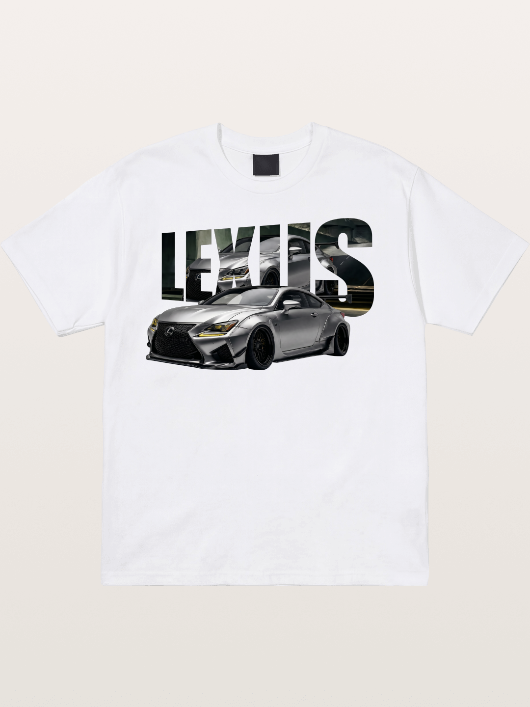 Lexus RC F Overlay Logo Art Cotton T-shirt