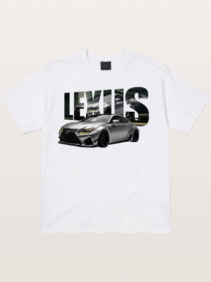 Lexus RC F Overlay Logo Art Cotton T-shirt