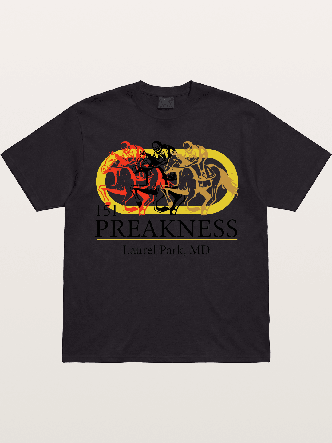 Preakness 151st Horse Racing Art Gildan T-shirt