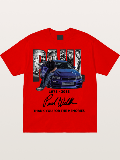Paul Walker R34 Legacy Cotton T-shirt