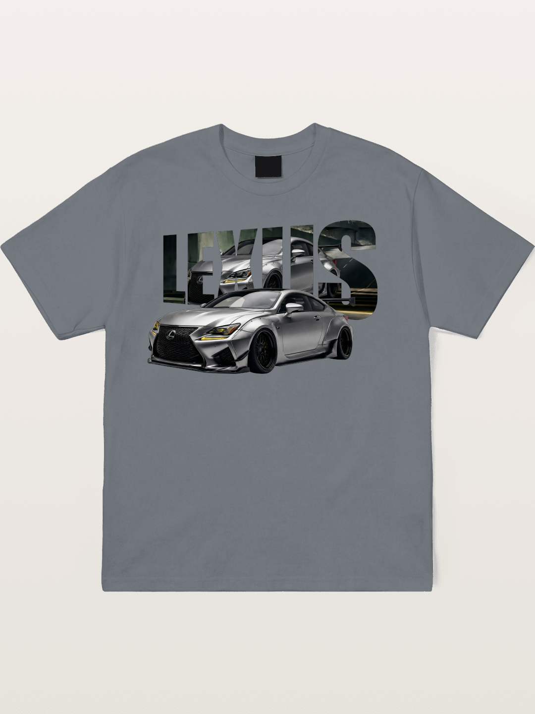 Lexus RC F Overlay Logo Art Cotton T-shirt