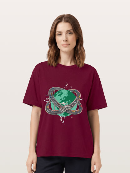 Earth Ring Road Racing Gildan T-shirt