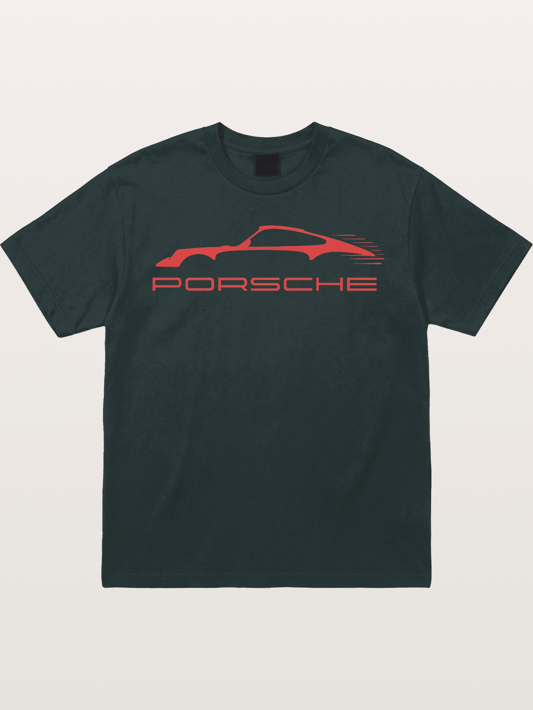 Red Porsche Silhouette Art Gildan T-shirt