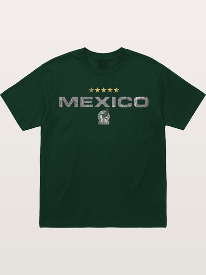 Mexico Football Retro Logo Gildan T-shirt