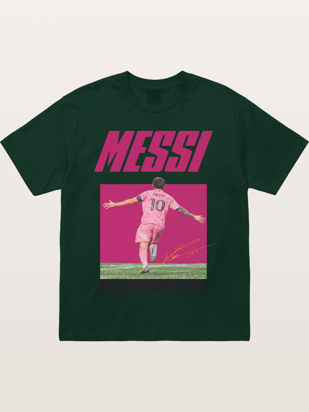 Messi Inter Miami Pink Kit Gildan T-shirt