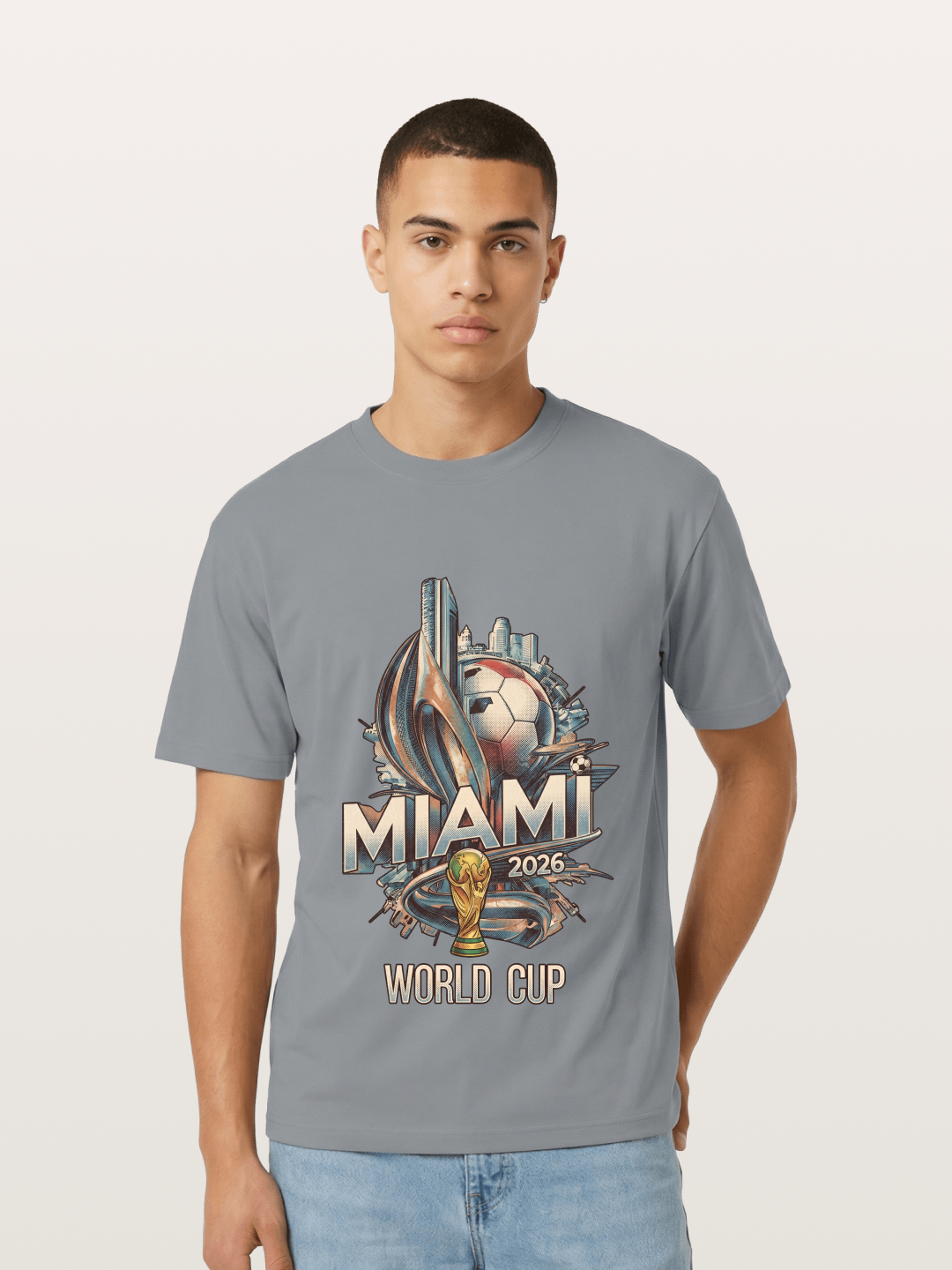 Miami World Cup 2026 Emblem Gildan T-shirt