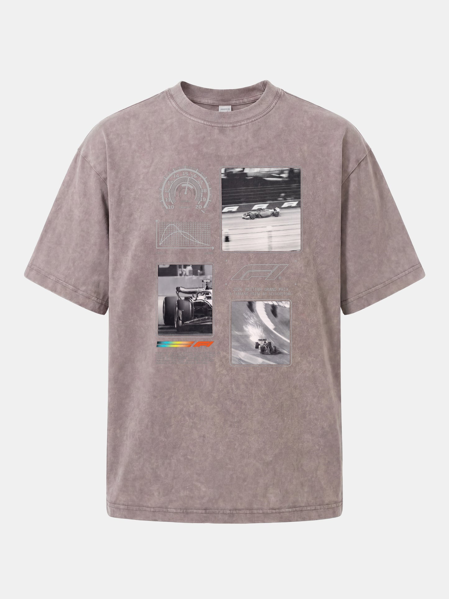 Silverstone F1 Vintage Race Archive Washed T-shirt
