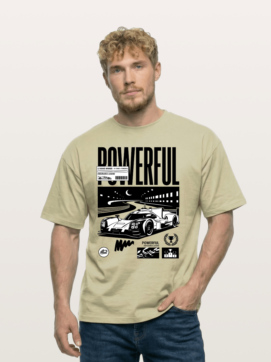 Endurance and powerful legend Cotton T-shirt