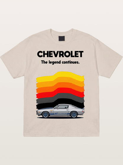Legend Continues Retro Ride Cotton T-shirt