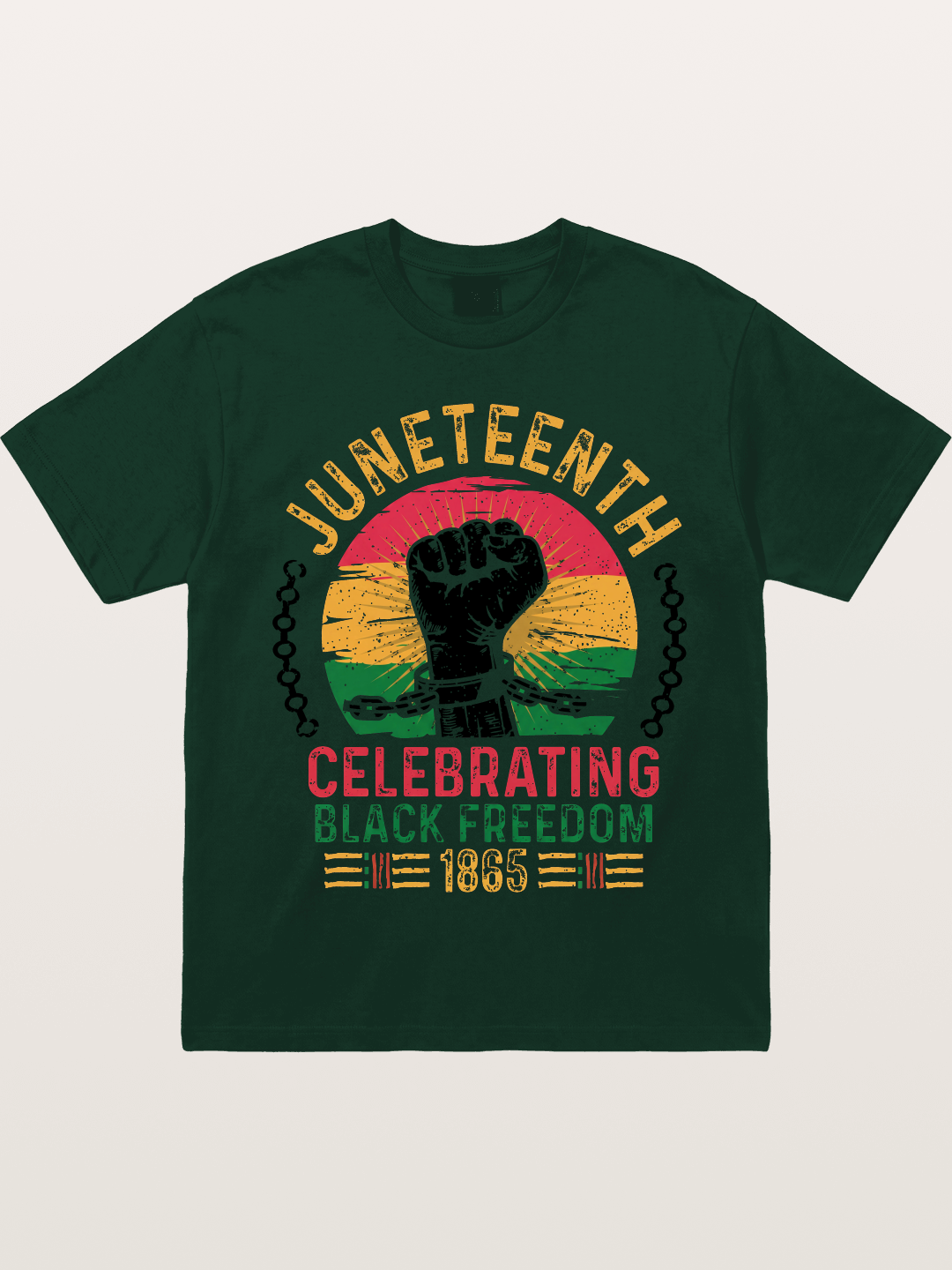 Juneteenth Black Freedom Fist Gildan T-shirt