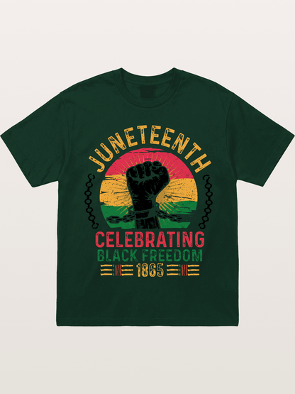 Juneteenth Black Freedom Fist Gildan T-shirt