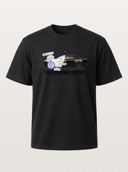 Blueprint Hellcat Spec Poster Gildan T-shirt