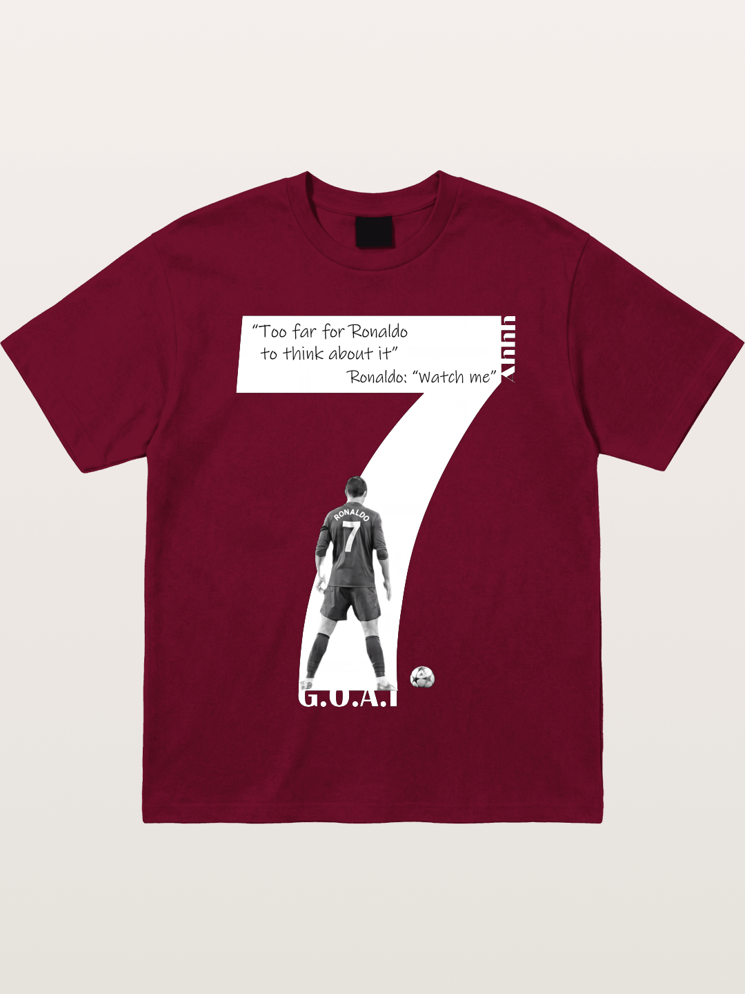 Ronaldo #7 Watch Me Quote Gildan T-shirt