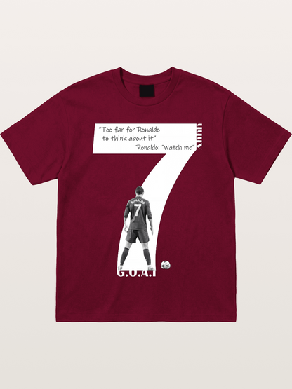 Ronaldo #7 Watch Me Quote Gildan T-shirt