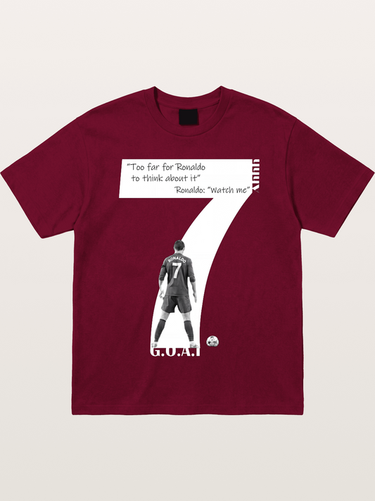Ronaldo #7 Watch Me Quote Gildan T-shirt
