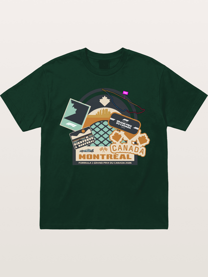 Montreal Canada GP 2026 Collage Gildan T-shirt