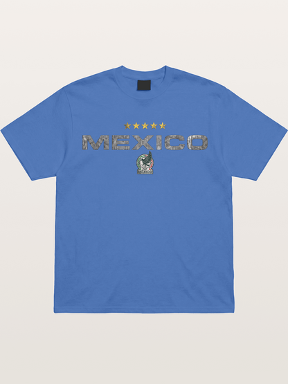 Mexico Football Retro Logo Gildan T-shirt