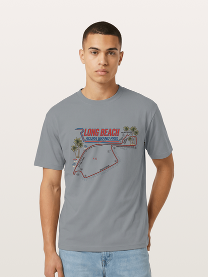 Long Beach Race Track Art Gildan T-shirt