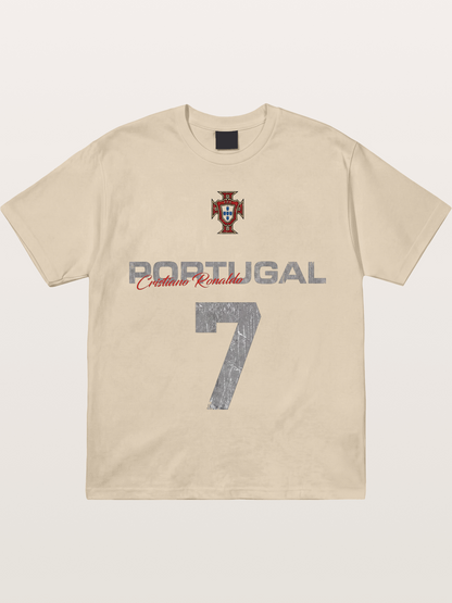 Portugal Ronaldo 7 Jersey Gildan T-shirt