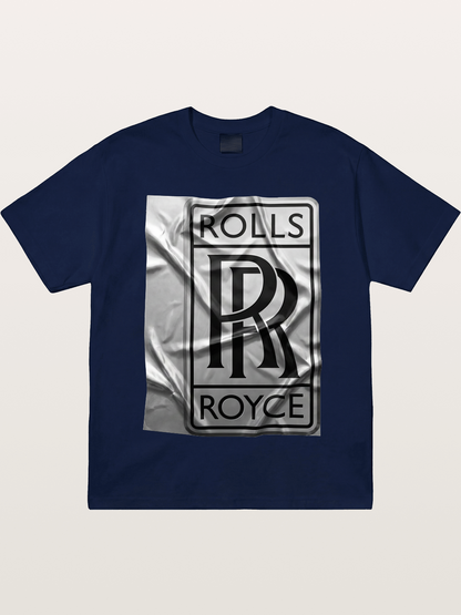 Silk Texture RR Logo Design Gildan T-shirt