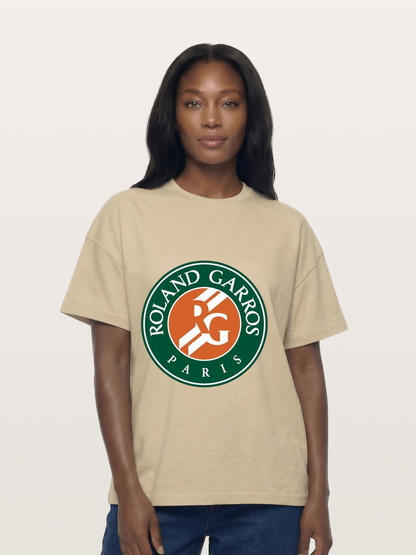 Roland Garros Paris Logo Print Gildan T-shirt