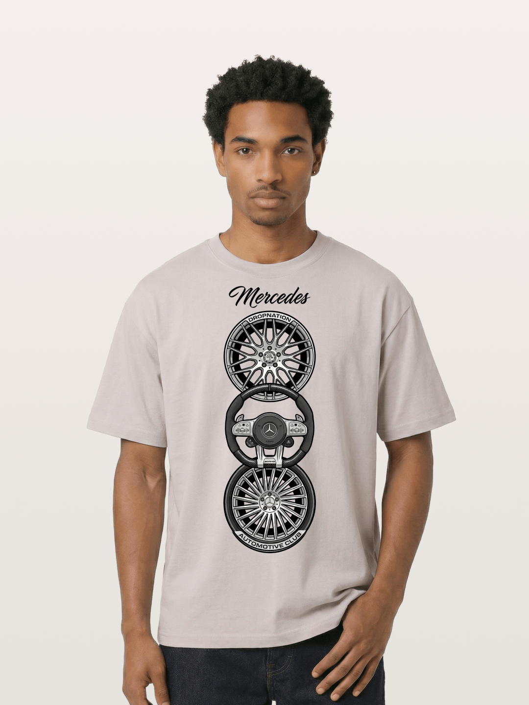 Wheel Stack Cotton T-shirt