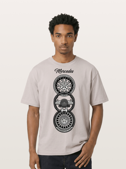 Wheel Stack Cotton T-shirt