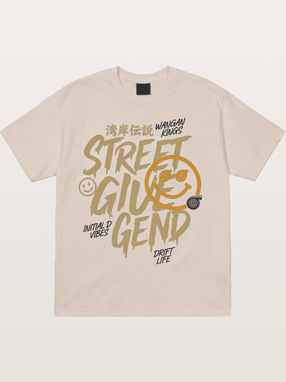 Street Glue Cotton T-shirt