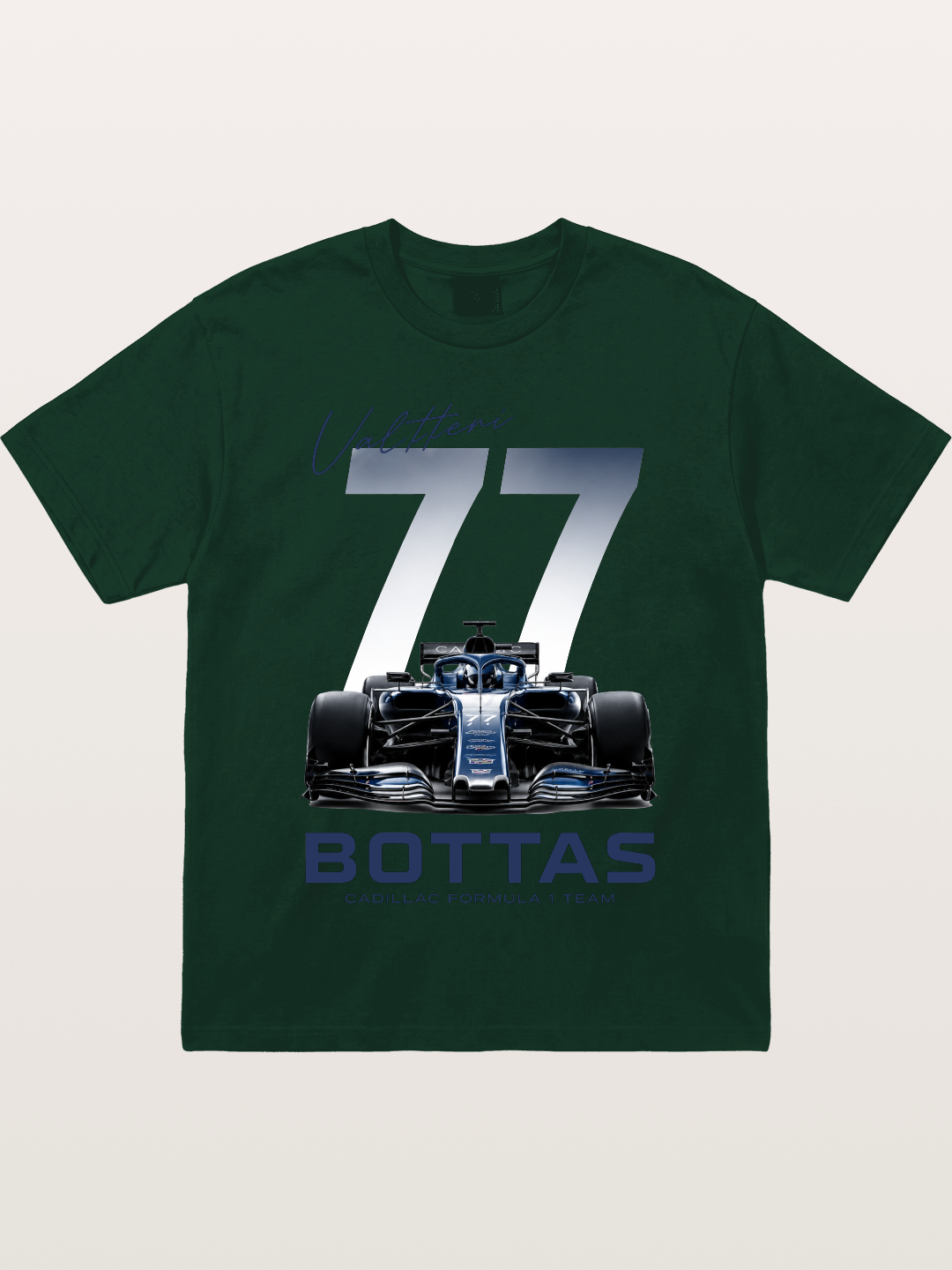 Valtteri Bottas Cadillac F1 77 Gildan T-shirt
