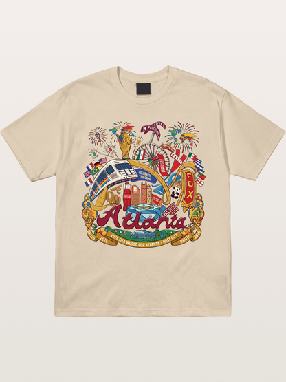 Atlanta 2026 World Cup Poster Gildan T-shirt