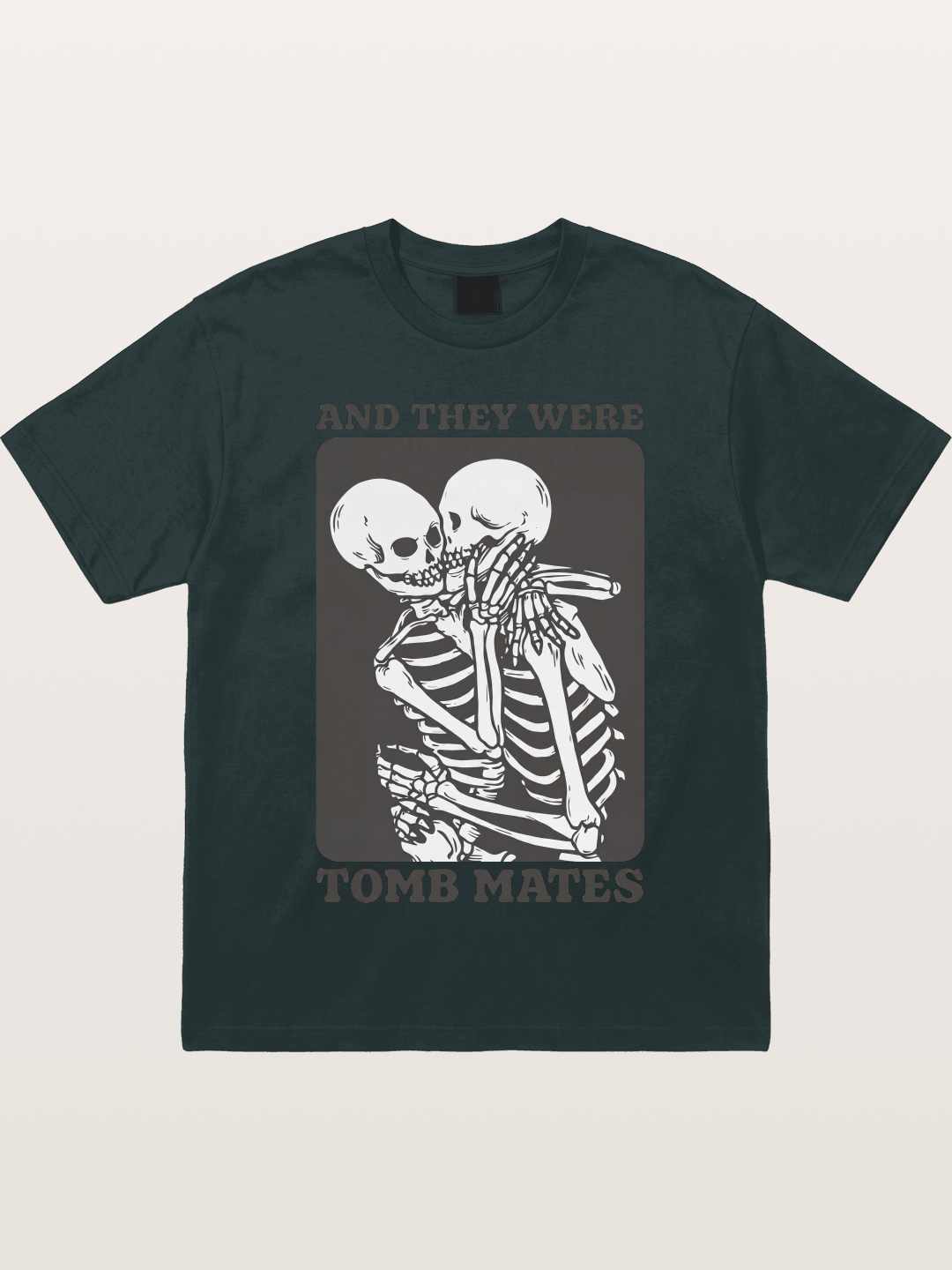 Tomb Mates Skeleton Couple Pride Gildan T-shirt