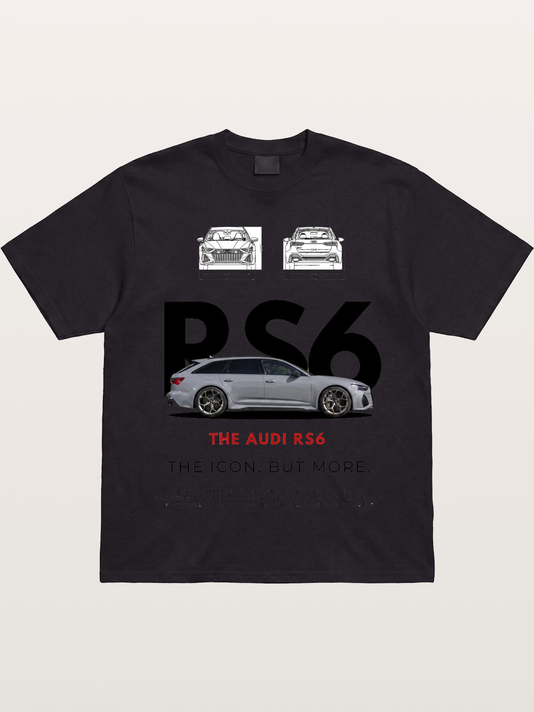 Audi RS6 Avant Poster Art Gildan T-shirt