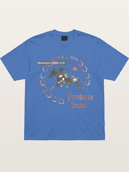 Preakness Stakes Horseshoe Art Gildan T-shirt