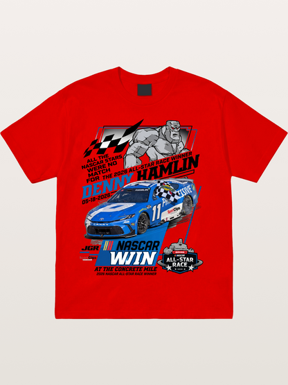 Denny Hamlin #11 2026 All-Star Win Cotton T-shirt