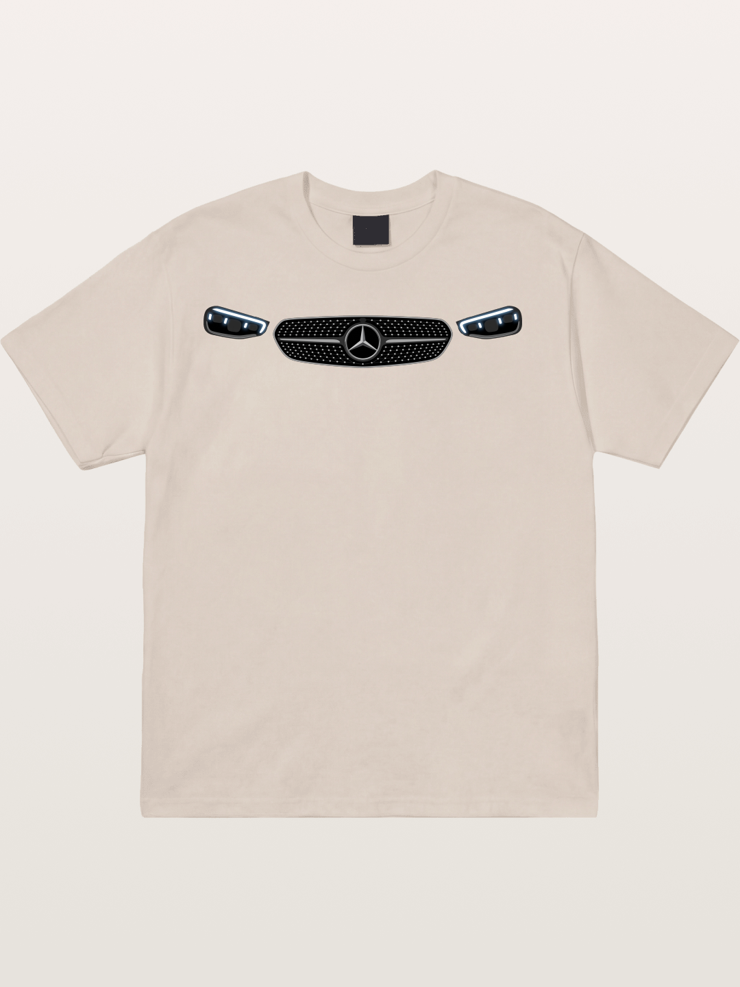 Mercedes-Benz Grille and LED Headlights Cotton T-shirt