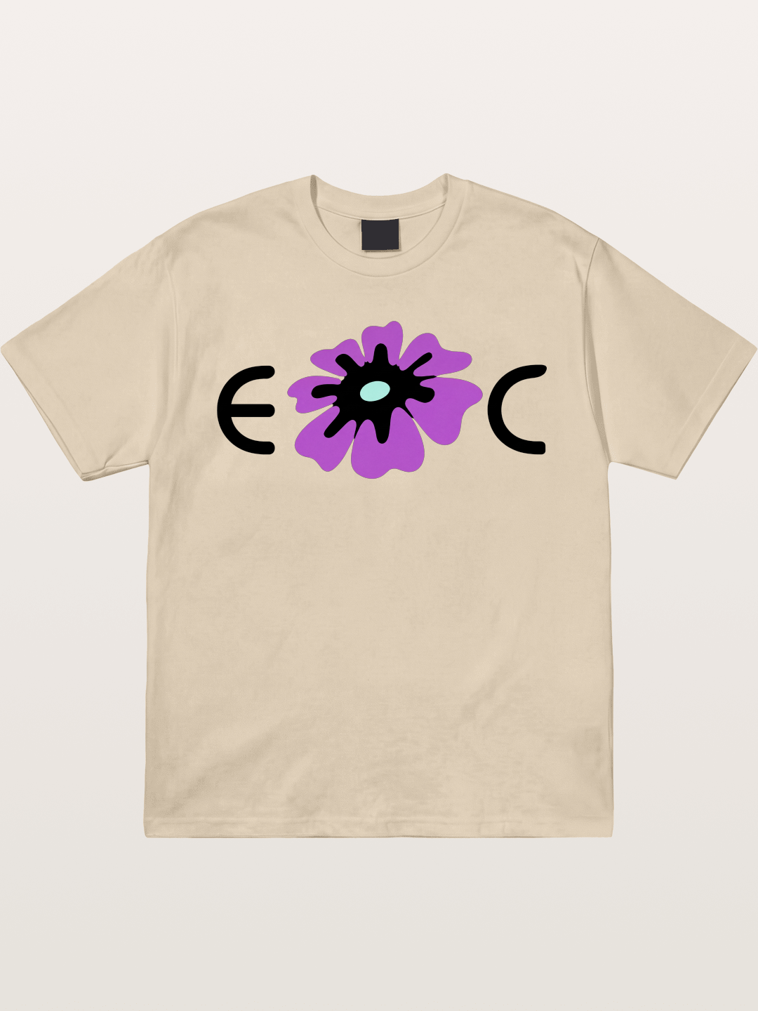 Purple EDC Daisy Silhouette Gildan T-shirt