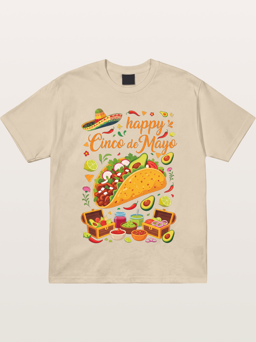 Cinco de Mayo Giant Taco Feast Gildan T-shirt