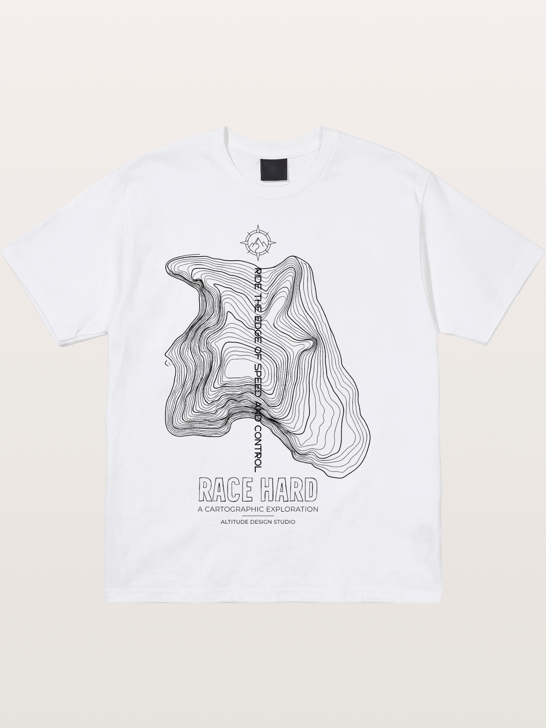 Machined Form Cotton T-shirt