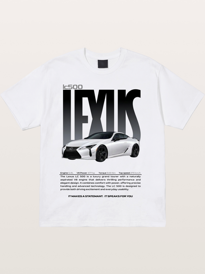 Lexus LC500 Magazine Style Poster Cotton T-shirt