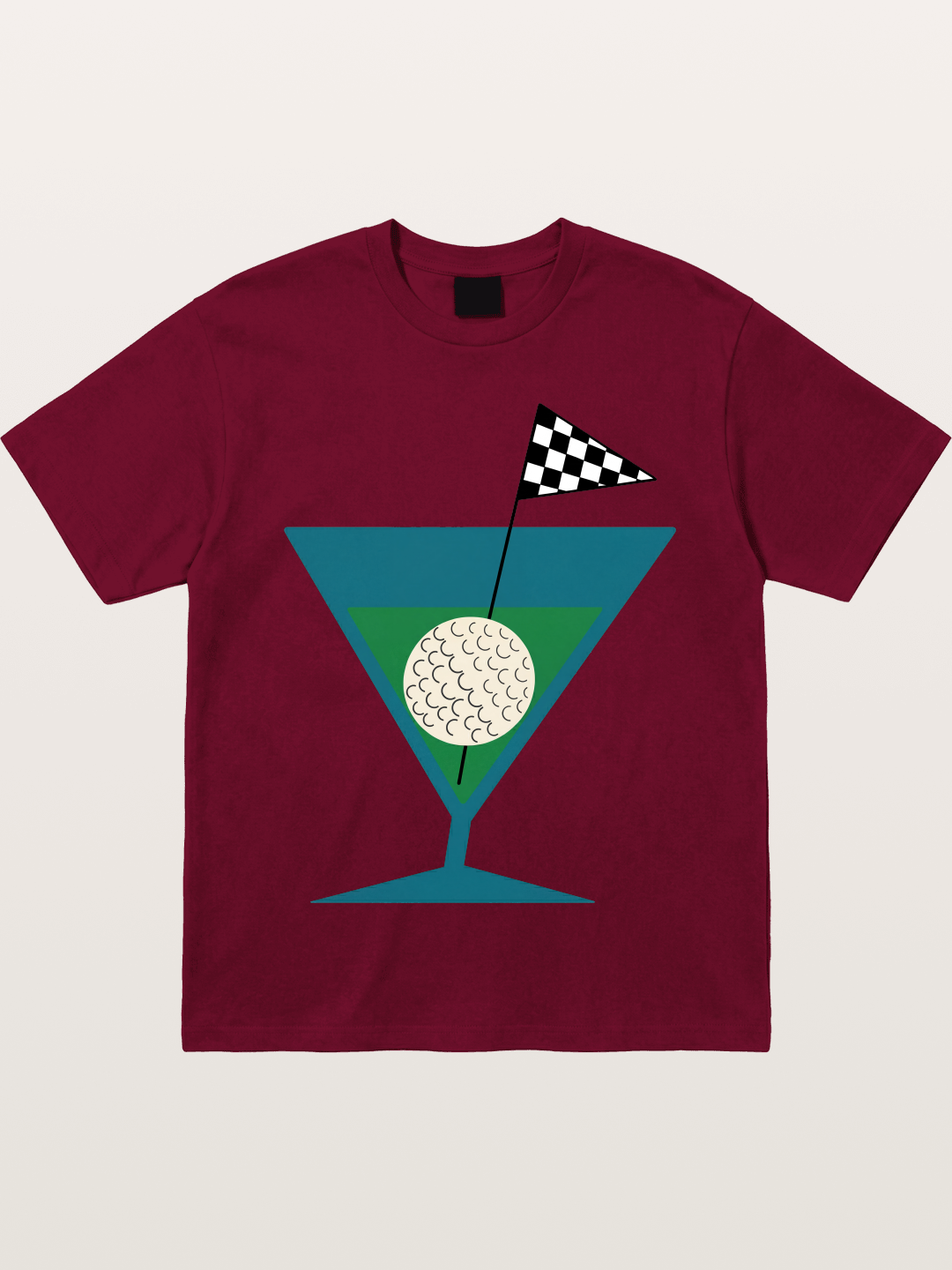 Golf Martini Gildan T-shirt