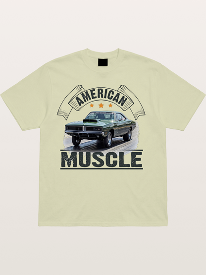 Green Muscle Hero Cotton T-shirt
