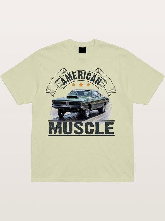Green Muscle Hero Cotton T-shirt