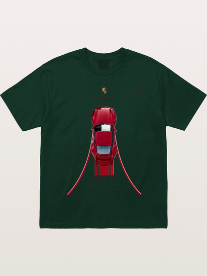 Porsche 911 GT3 RS Top View Gildan T-shirt