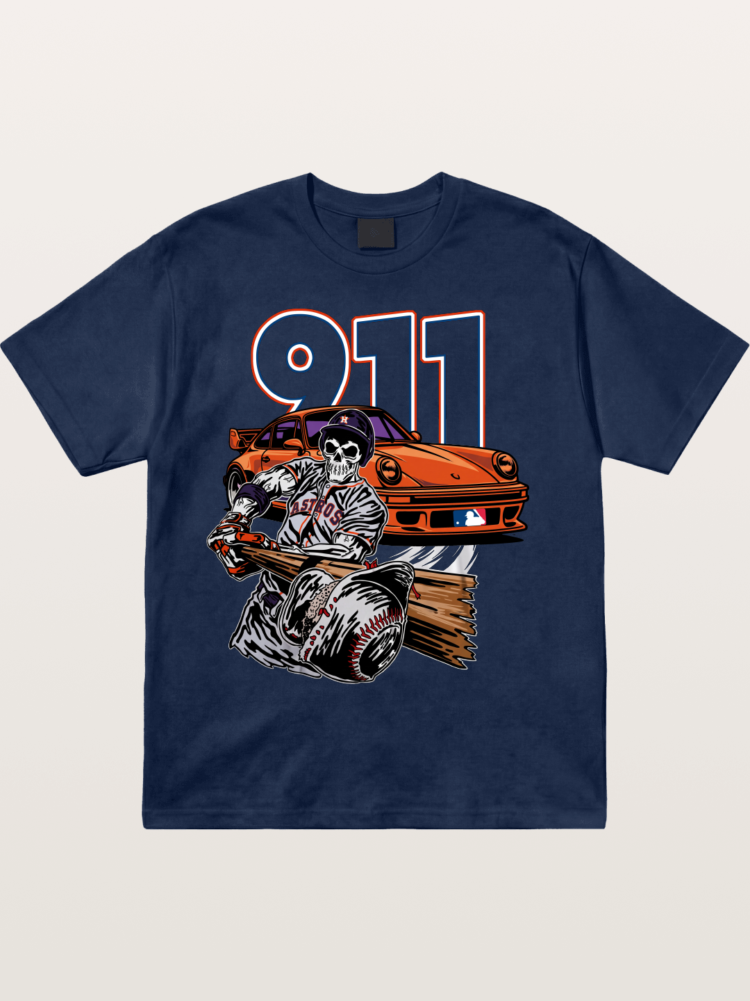 Skull Slugger Cotton T-shirt