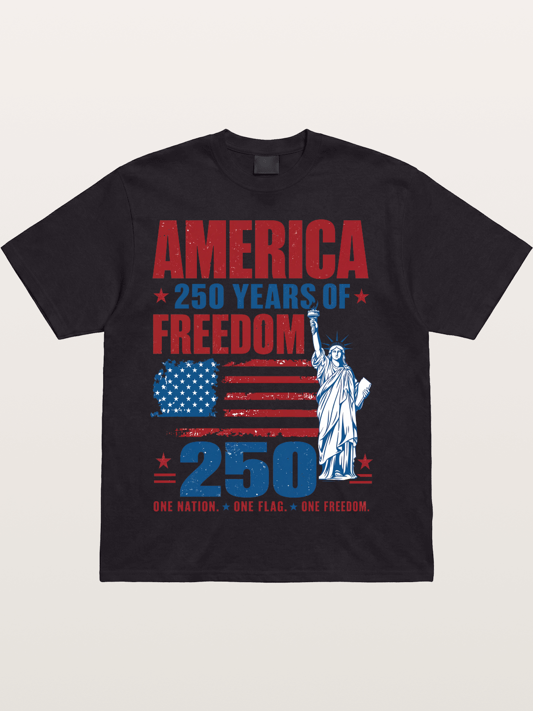 America 250 Liberty Graphic Cotton T-shirt