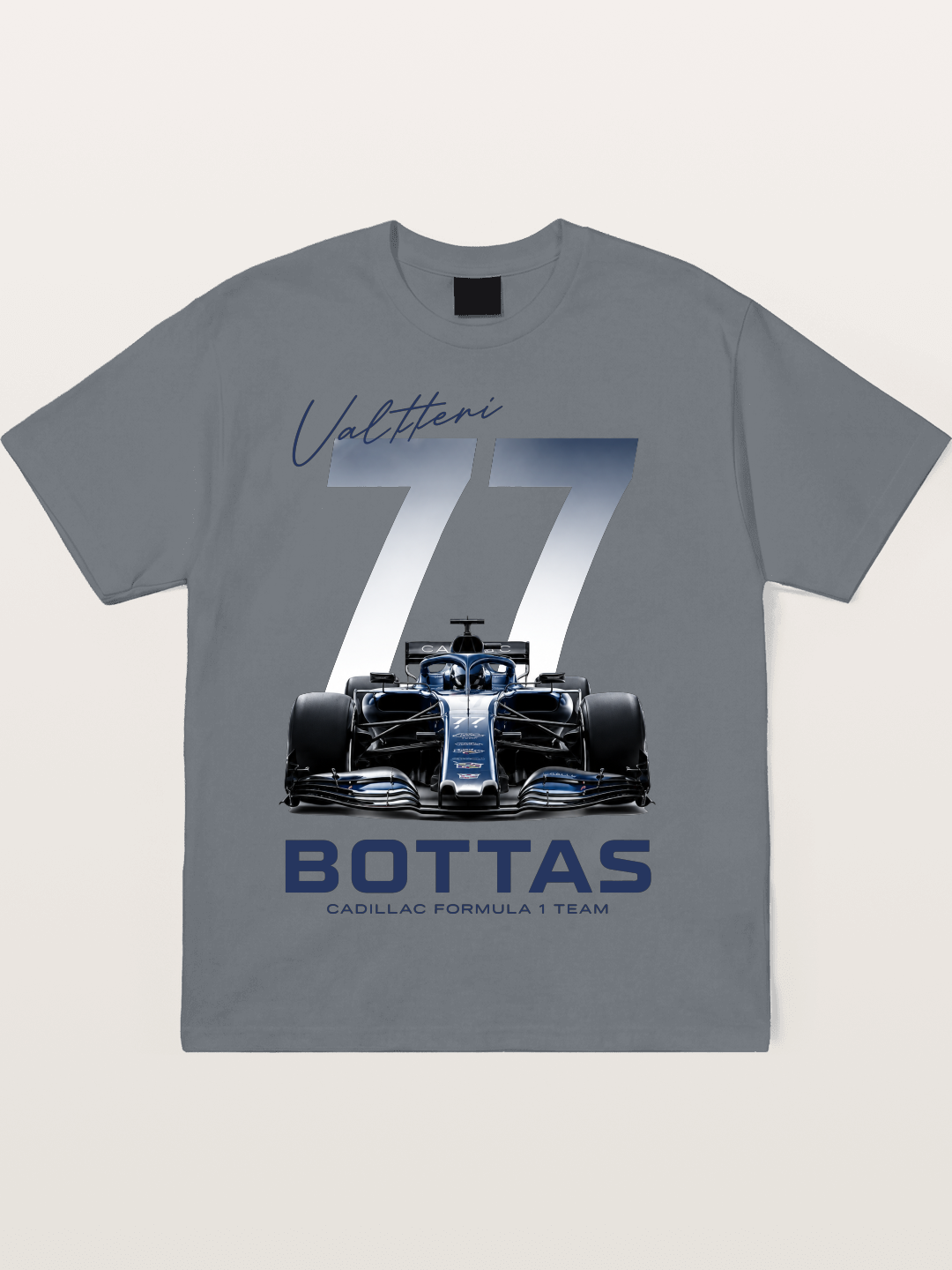 Valtteri Bottas Cadillac F1 77 Cotton T-shirt