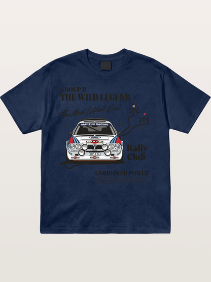 Retro Rally Cotton T-shirt