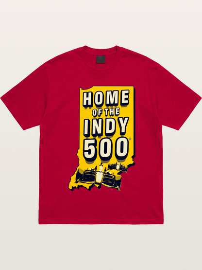 Indy 500 Indiana State Home Design Gildan T-shirt